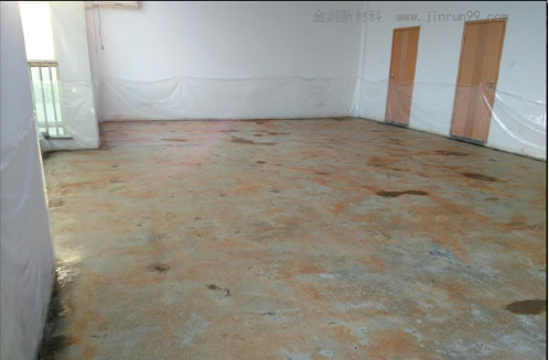 仿古地面酸著色效果